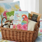 Hip Replacement Healing Scarlet Macaws, Hibiscus カード