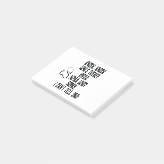 HIPAAユーモア ポストイット (アングル)