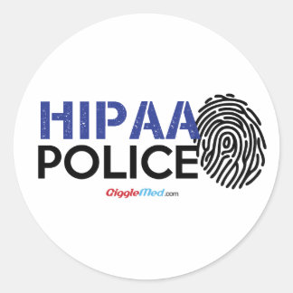 HIPAA警察 ラウンドシール