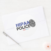 HIPAA警察 ラウンドシール (封筒)