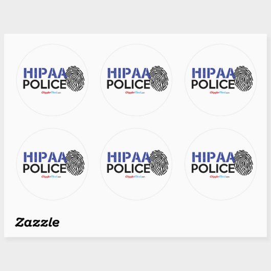 HIPAA警察 ラウンドシール (シート)