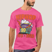 Hiphop 50 Years Old Funny Hip-Hop Lover Tシャツ (正面)