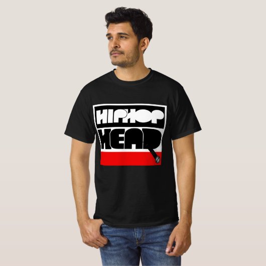 HipHop drop the mic Tシャツ (正面フル)