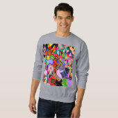 Hiphop life スウェットシャツ (正面フル)