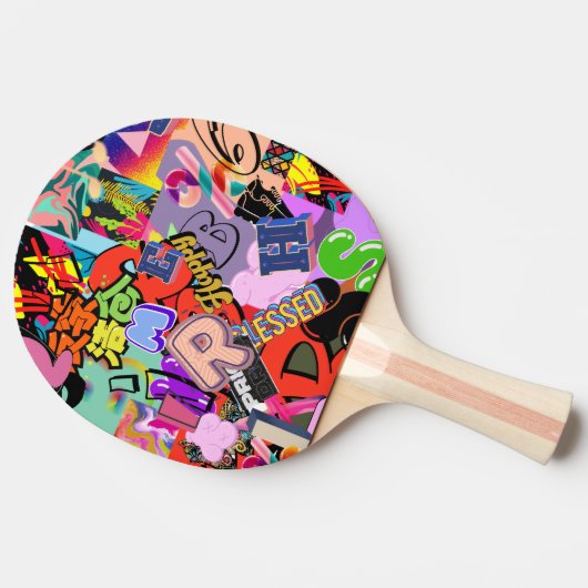 Hiphop ping bong  卓球ラケット (横)