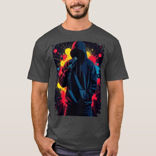 HipHop Streetwear Design Rap Music Culture Apparel Tシャツ (正面)