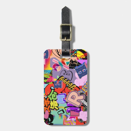 HipHop Style ラゲッジタグ (正面縦)