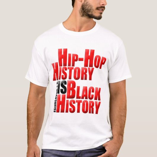 HipHopHistoryIsBlackHistory Tシャツ (正面)