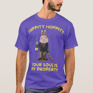 Hipityホッピーあなたの魂を私のプロパティ怖いハロー Tシャツ