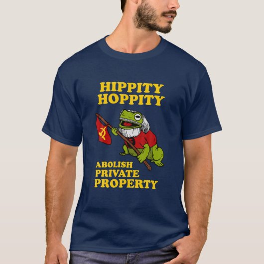 Hipity Hopitityプライベートプロパティを廃止 – Frog Me Tシャツ (正面)