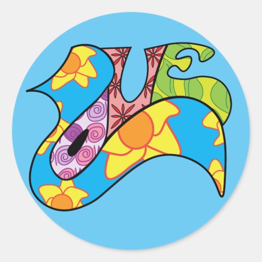 Hipp Love Stickers ラウンドシール (正面)