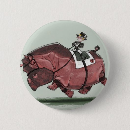 Hippestrian 缶バッジ (正面)