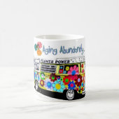 HippieヴァンMugを豊富に老化させること コーヒーマグカップ (中央)