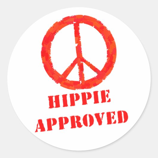 Hippie承認済み ラウンドシール (正面)