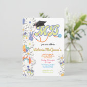 Hippie 60's 70's Doctor MD卒業招待状 招待状 (スタンド正面)