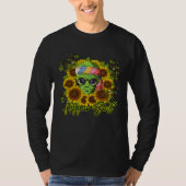 Hippie Alien Sunflower Hippie Soul Tシャツ (正面)