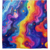 Hippie Art Shower Curtain シャワーカーテン (正面)