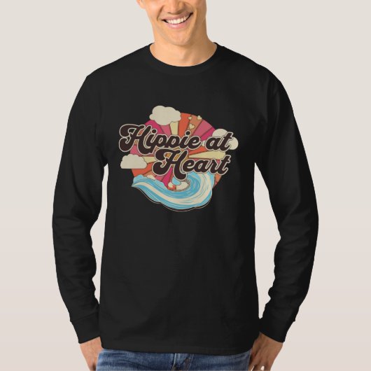 Hippie At Heart   Hippie  2 Tシャツ (正面)