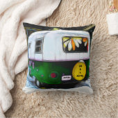 Hippie Bohemian Lifeは旅だけ移動トレーラーである クッション (ブランケット)