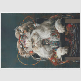 Hippie Catファンシー inサロンデコページ 薄葉紙