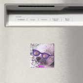 Hippie 'Chon the Bichon Magnet マグネット (インサイチュ (食洗機))