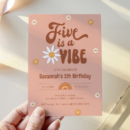HIPPIE DAZE 5はVibe 5th誕生日パーティー 招待状