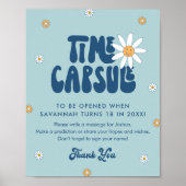 HIPPIE DAZE Groovyブルータイムカプセルサイン ポスター (正面)