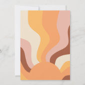 HIPPIE DAZE GROOVYベビーシャワー 招待状 (裏面)