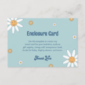 HIPPIE DAZE Groovy Blueエンクロージャ挿入カード エンクロージャーカード (正面)