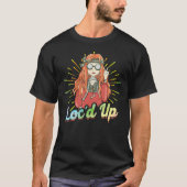Hippie Dreadlocks Rasta Loc d Up Tシャツ (正面)