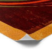 Hippie Era 70sフェスティバルポスタサイケデリックー – レトロ ポスター (角)