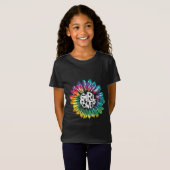 Hippie Fleur Enfants Girl Power Tシャツ (正面フル)