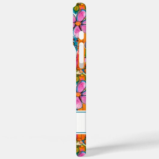 Hippie Flower Power Personalized Case-Mate iPhoneケース (裏面 / 左)