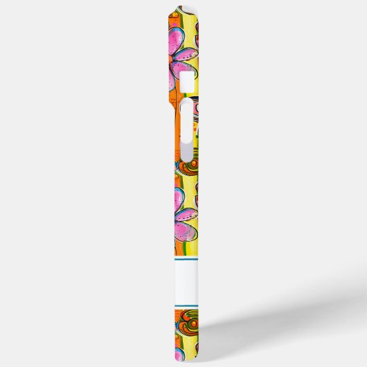 Hippie Flower Power Personalized Case-Mate iPhoneケース (裏面 / 左)