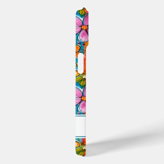 Hippie Flower Power Personalized Case-Mate iPhoneケース (裏面 / 右)