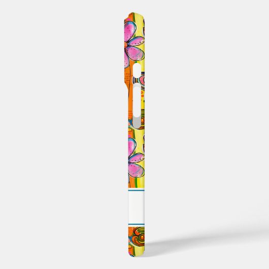 Hippie Flower Power Personalized Case-Mate iPhoneケース (裏面 / 左)