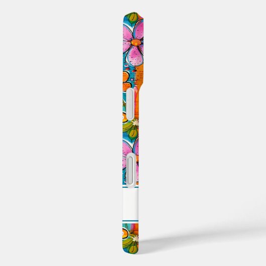 Hippie Flower Power Personalized Case-Mate iPhoneケース (裏面 / 右)