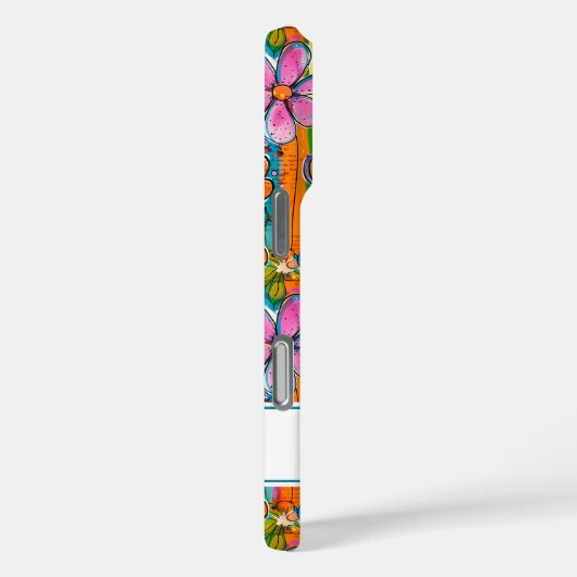 Hippie Flower Power Personalized Case-Mate iPhoneケース (裏面 / 右)