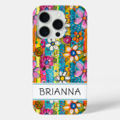 Hippie Flower Power Personalized Case-Mate iPhoneケース (裏面)