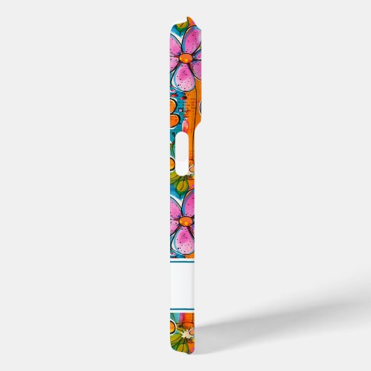 Hippie Flower Power Personalized Case-Mate iPhoneケース (裏面 / 右)