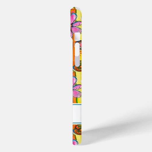 Hippie Flower Power Personalized Case-Mate iPhoneケース (裏面 / 左)