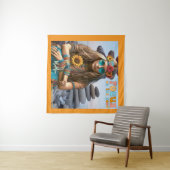 HIPPIE FOCUS ON THE GOOD POSTER タペストリー (インサイチュ(横))