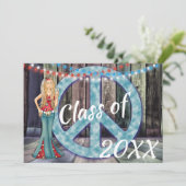 Hippie Girl, Peace Sign and Lights卒業 招待状 (スタンド正面)