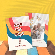 Hippie Groovyカラフルレトロ70sアーチフォト