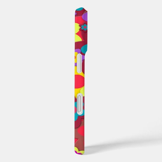 HIPPIE GROOVY FLOWERS IPHONE OTTER BOX CASE Case-Mate iPhoneケース (裏面 / 右)