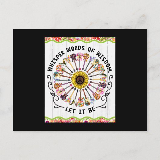 Hippie Guitar ポストカード (正面)