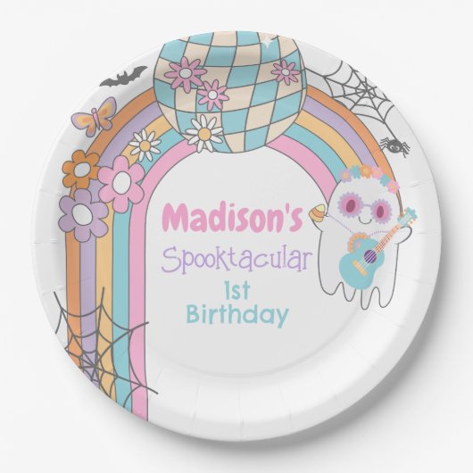 Hippie Halloween  ペーパープレート (正面)