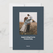 Hippie Holidays Retro Bus Holiday Card シーズンカード (裏面)