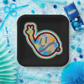 HIPPIE ICON lines ver 2023 BY MASANSER ペーパープレート (パーティー)