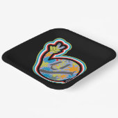 HIPPIE ICON lines ver 2023 BY MASANSER ペーパープレート (傾斜あり)